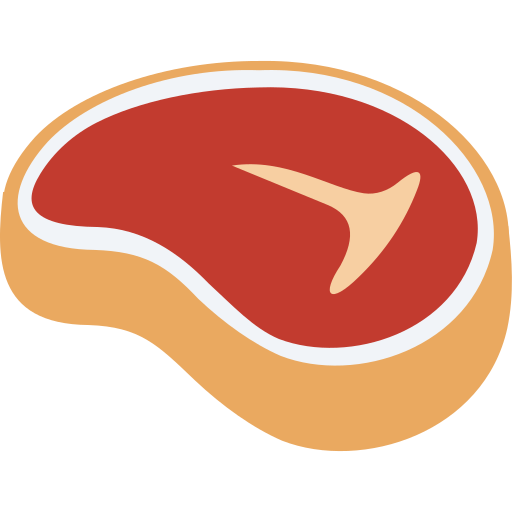 Illustration of a steak with a bone on a white background

Icon from flaticon.com