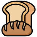 Illustration of a loaf of bread with a slice cut off on a white background

Icon from magnific.com