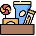 colorful icon of different snacks

Icon from flaticon.com