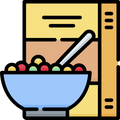 yellow cereal box with a bowl of cereal cartoon flat icon

Icon from flaticon.com