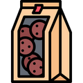 Illustration of a package of bakery cookies with a pink label on a white background

icon from flaticon.com