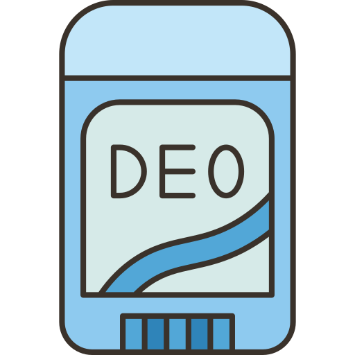 Blue stick of deodorant with 'DEO' text on a white background

Icon from flaticon.com