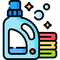 Colorful icon of a laundry detergent bottle with stars and bubbles on a white background

Icon from flaticon.com