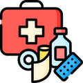 Icon of a first aid kit with medical supplies on a white background

Icon from flaticon.com