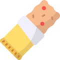Granola bar in a white and yellow wrapper flat cartoon icon

Icon from flaticon.com