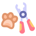 Icon for pet nail clippers and cleaning supplies

Icon from flaticon.com