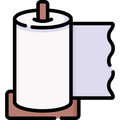 icon of a roll of paper towels in a paper towel holder

Icon from flaticon.com
