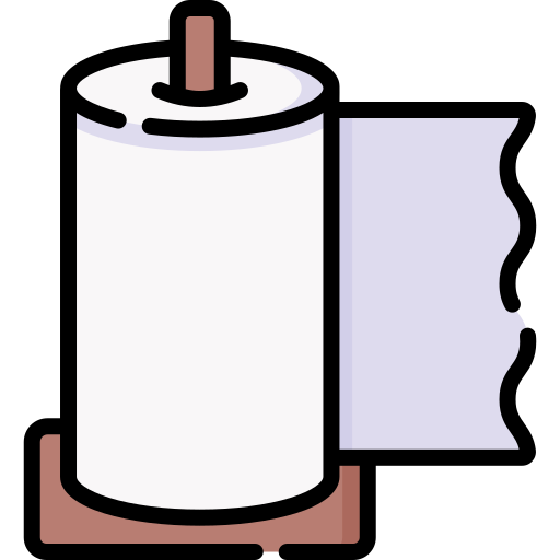 icon of a roll of paper towels in a paper towel holder

Icon from flaticon.com