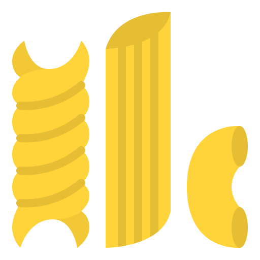 different shaped cartoon pasta noodles flat icon

Icon from flaticon.com