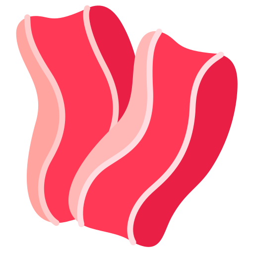 Illustration of two slices of bacon on a white background

Icon from flaticon.com