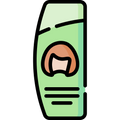 Illustration of a green shampoo bottle with a face design on a white background

Icon from flaticon.com
