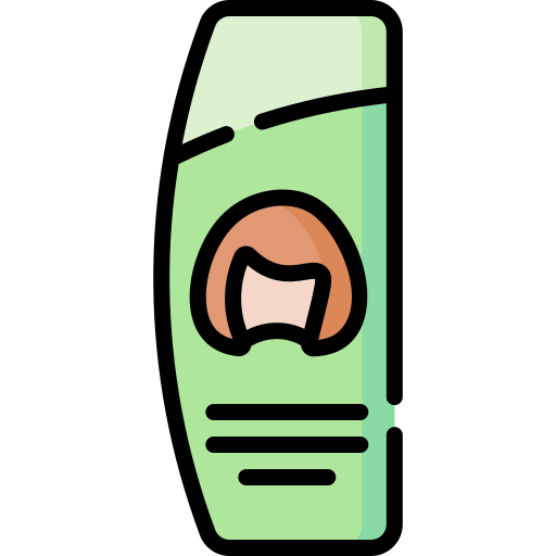 Illustration of a green shampoo bottle with a face design on a white background

Icon from flaticon.com