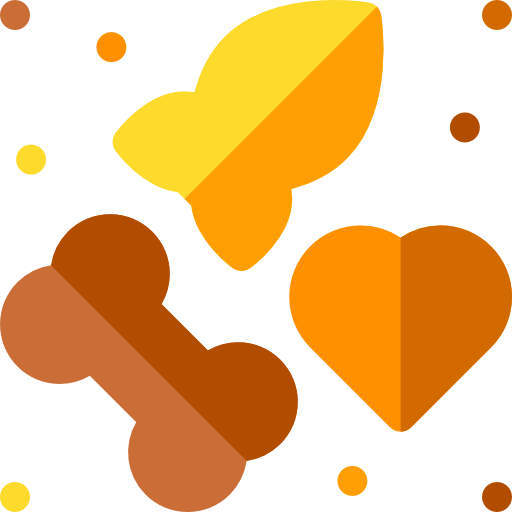 icon of three different kinds of pet treats

Icon from flaticon.com