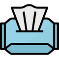 Icon of a baby wipe package with wipes peeking out, represented in a stylized manner.

Icon from flaticon.com